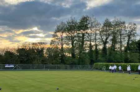 bowls match in progress