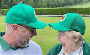 Baseball cap with club badge