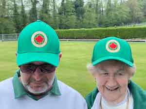 Baseball cap with club badge
