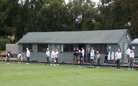 View towards clubhouse