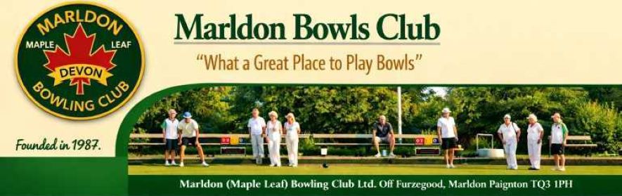 A picture of bowlers on the green with tag line