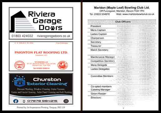 example of sponsor advert 
in fix card